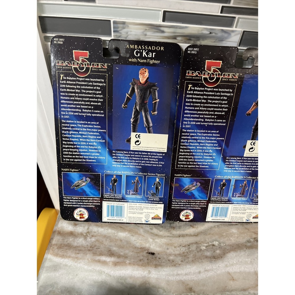 Lot of 7 Sealed Babylon 5 1997 Exclusive Premiere Action Figures- New In Box! - Picture 8 of 10